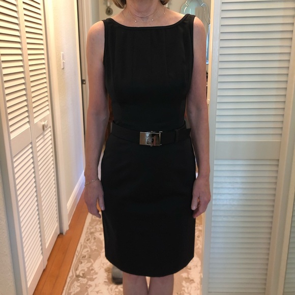 Prada Dresses & Skirts - Prada black sheath dress with belt